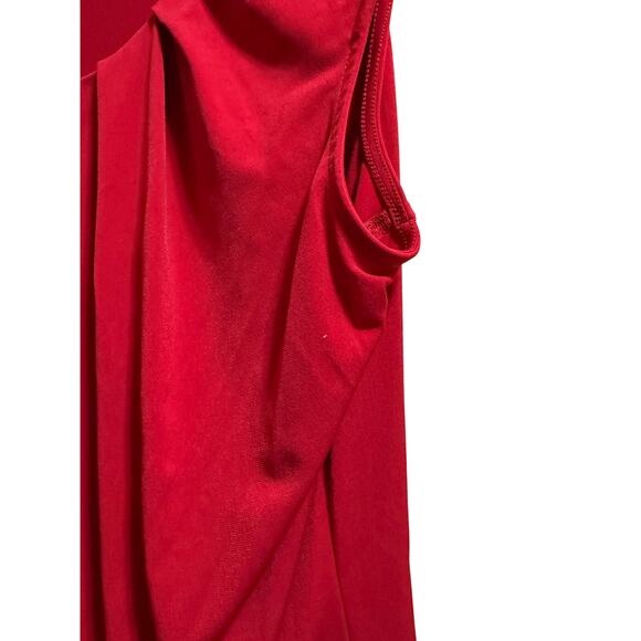 Jones Studio Size Large Red Tank Top Blouse - Picture 5 of 7